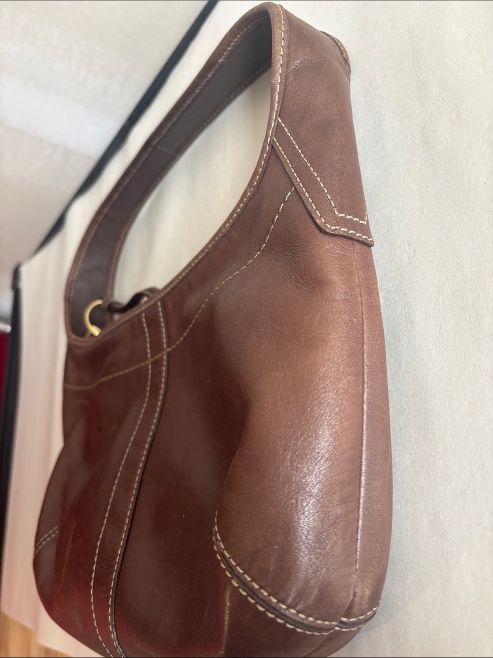 Coach Ergo Brown Leather Shoulder Bag - Picture 2 of 16